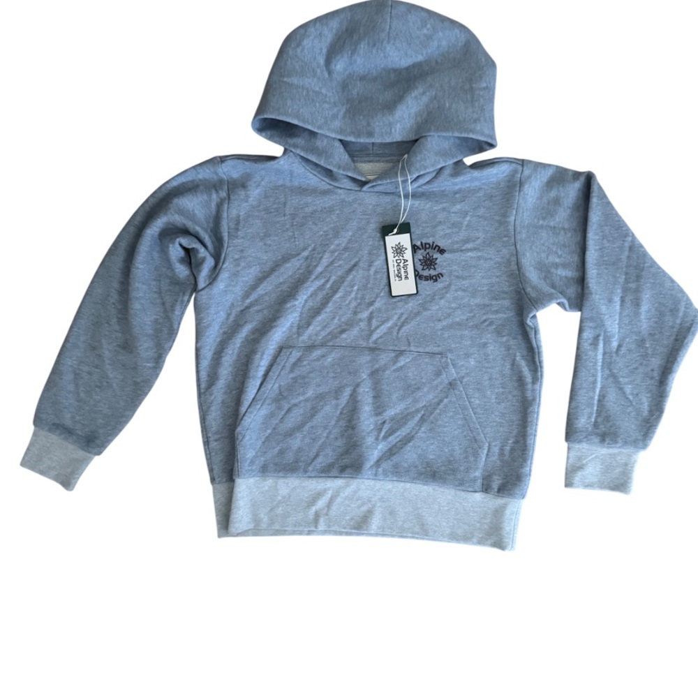 ' ALPINE DESIGN ' WOMENS HIKE HOODIE ' SERENE BLUE - PREWASHED